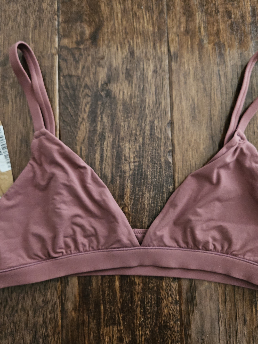 SKIMS Fits Everybody Triangle Bralette - Beet M
